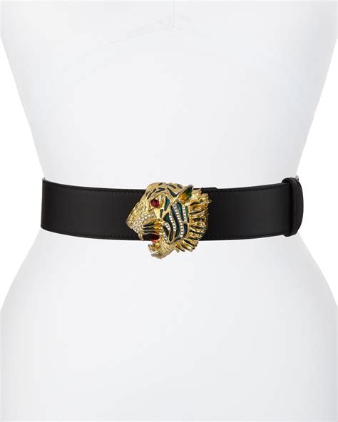 blue gucci belt|Gucci belt with tiger buckle.